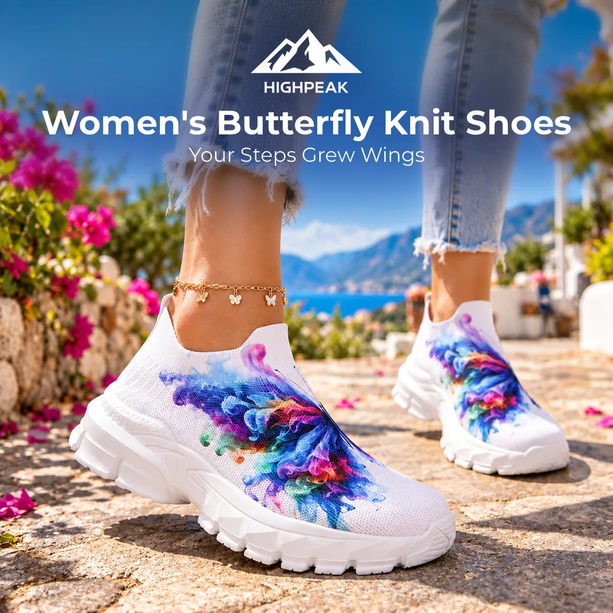 Butterfly Knit Shoes