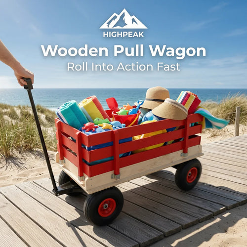 Wooden Pull Wagon