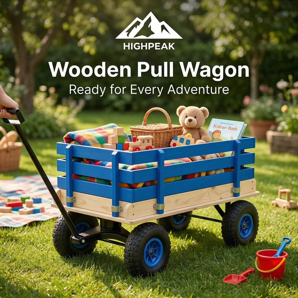 Wooden Pull Wagon
