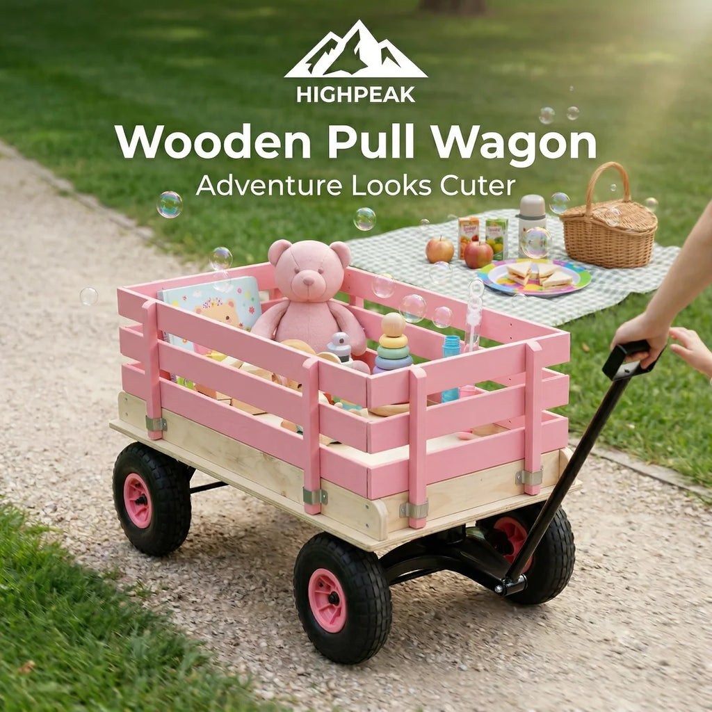 Wooden Pull Wagon