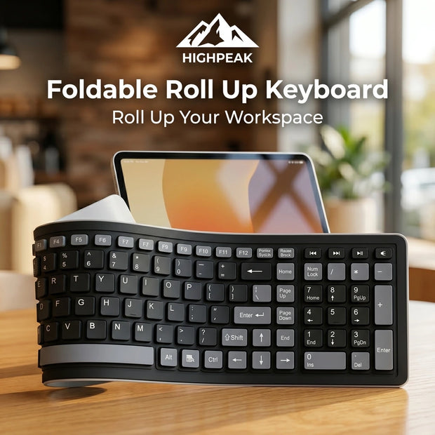 Foldable Roll Up Keyboard