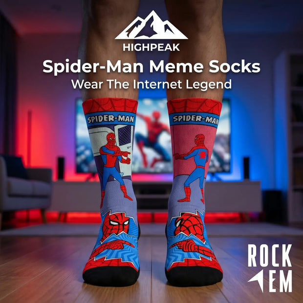 Spider-Man Pointing Meme Socks
