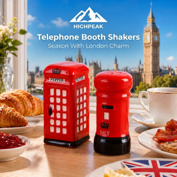 Telephone Booth Shakers Set
