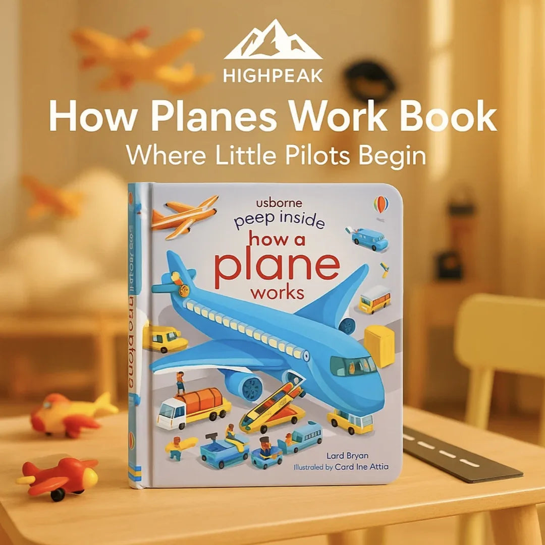 Howborks HighPeak How Planes Work Book – Lift-the-Flap STEM Kids Book