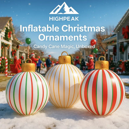 Giant Inflatable Christmas Ornaments