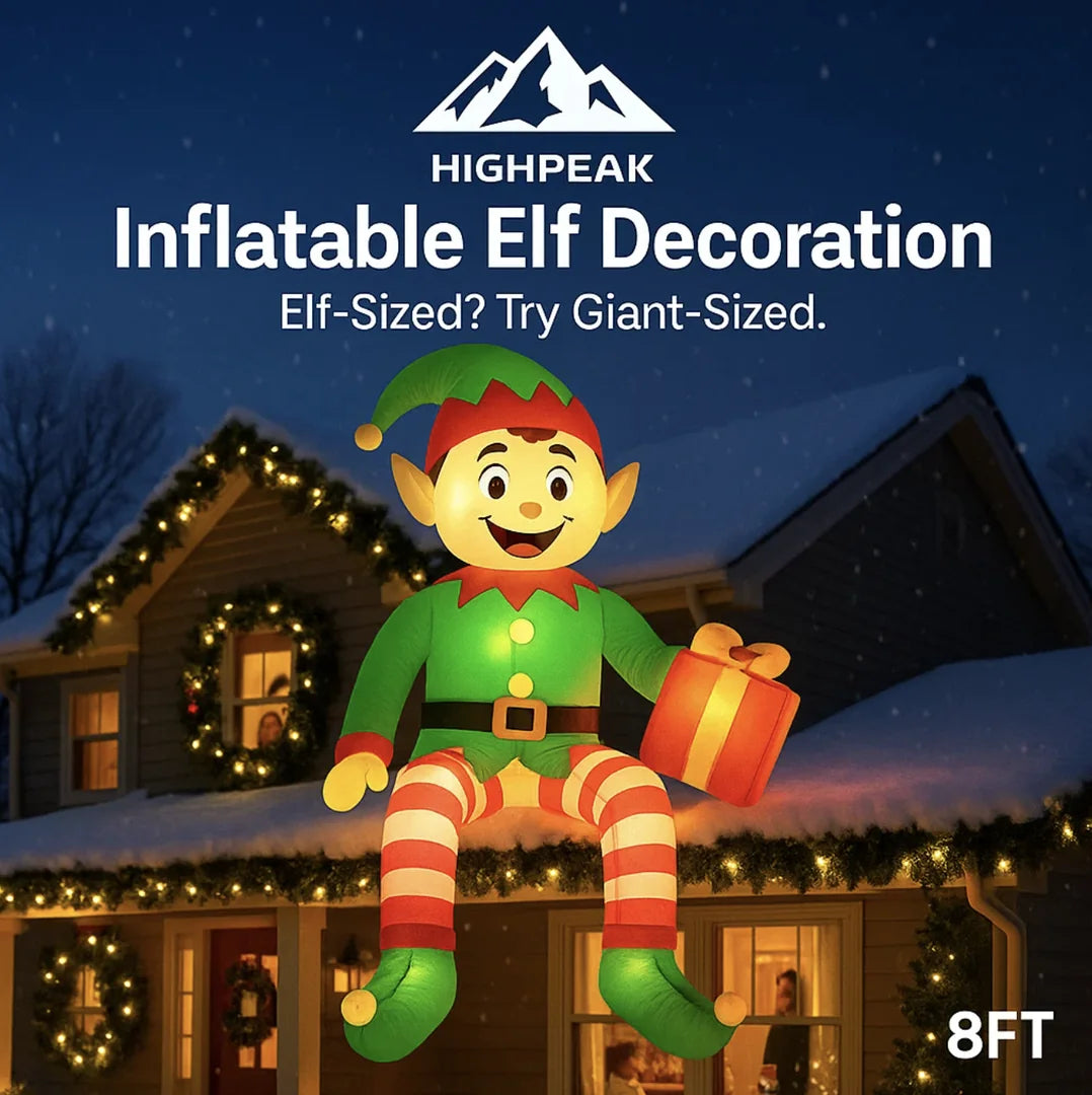 8FT Inflatable Elf Decoration