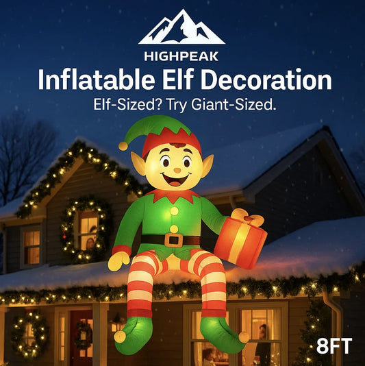 8FT Inflatable Elf Decoration