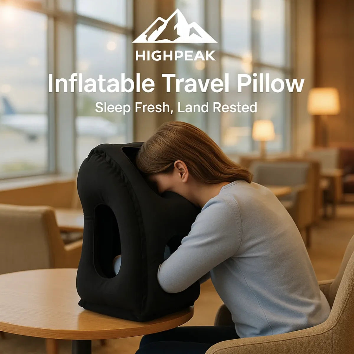 Inflatable Travel Pillow