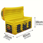 Inflatable Treasure Chest Cooler size guide showing 60 by 30 by 38 centimeter dimensions