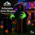 7ft Halloween Inflatable Grim Reaper