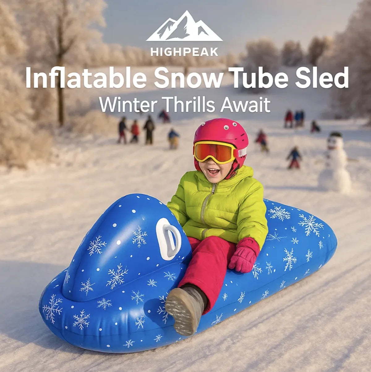 Inflatable Snow Tube Sled