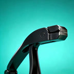 Ingrown Toenail Clippers close-up showing the black angled head and silver curved cutting edges.