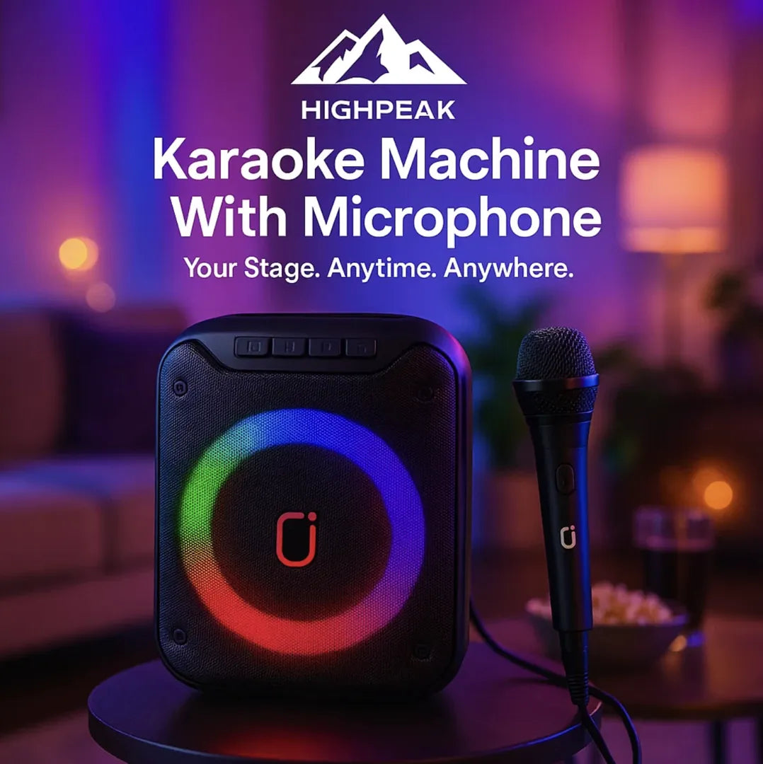 Karaoke Machine with Microphone
