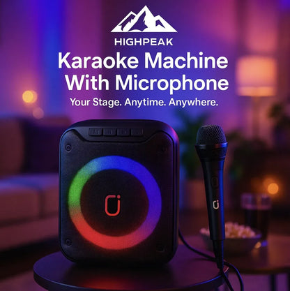 Karaoke Machine with Microphone