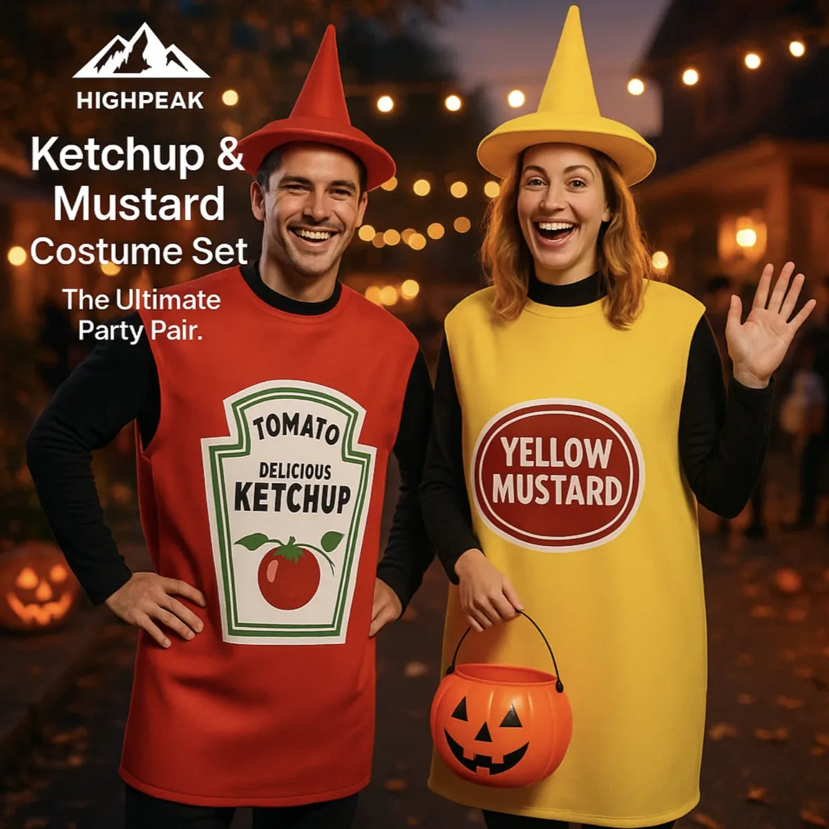 Ketchup & Mustard Halloween Costume Set