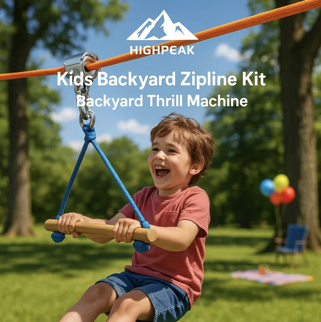 Kids Backyard Zipline Kit