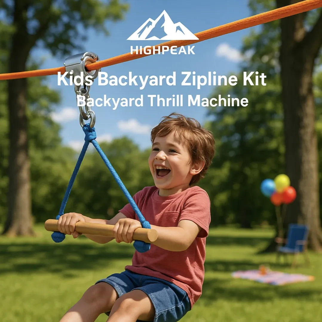 Kids Backyard Zipline Kit