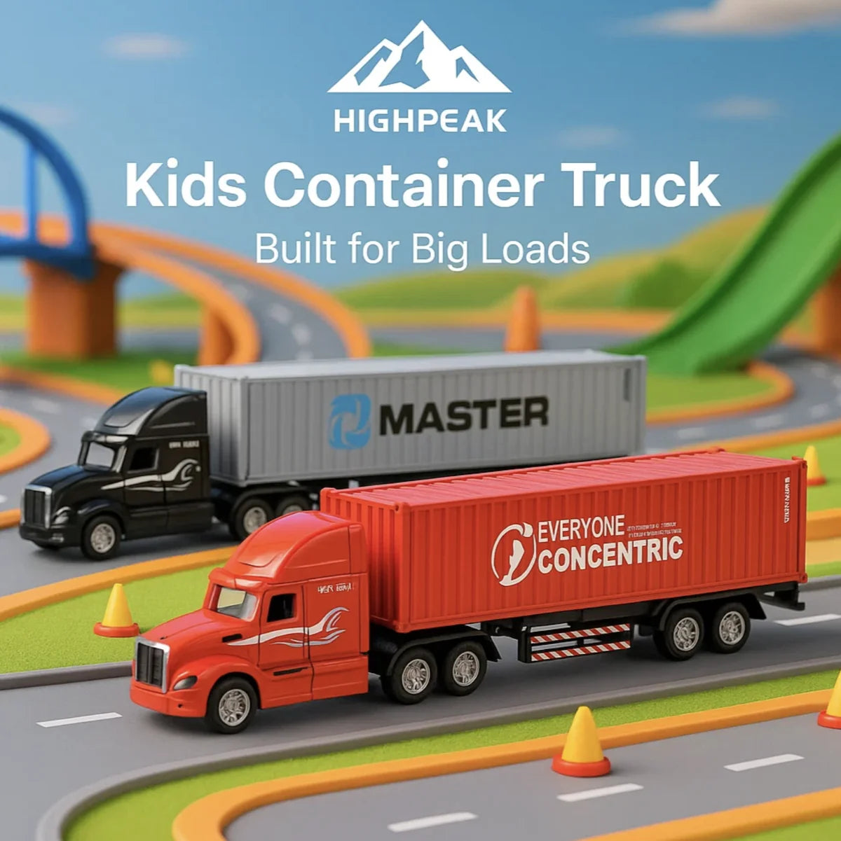Kids Container Truck Toy
