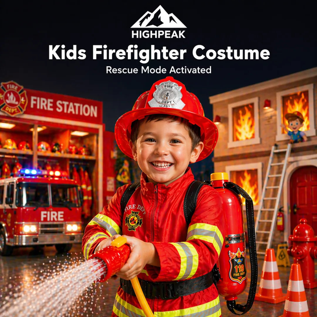 Kids Firefighter Costume