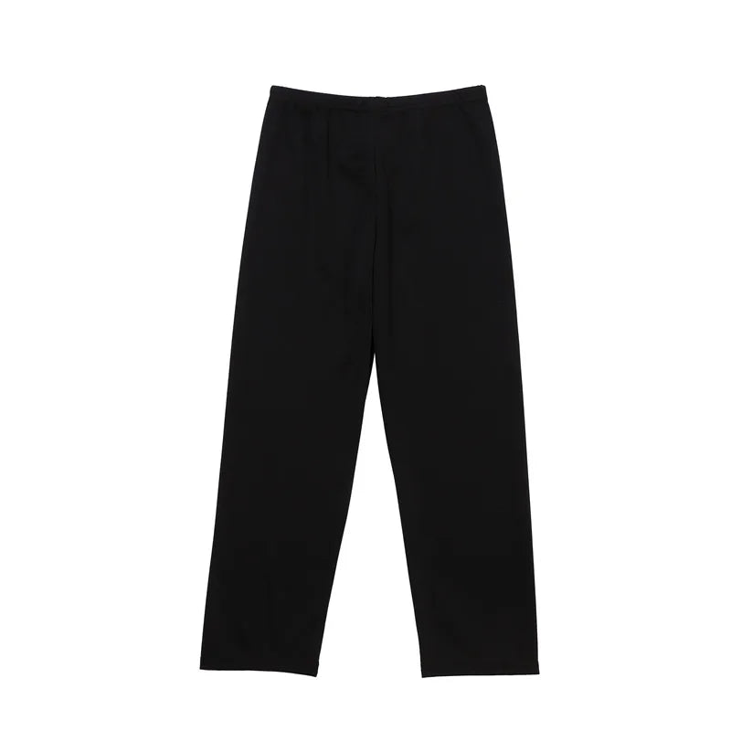 Kids Muscle Costume Set black costume pants shown separately on a white background