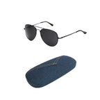 Kids Police Costume Set supplier accessory photo showing black sunglasses and a blue case.