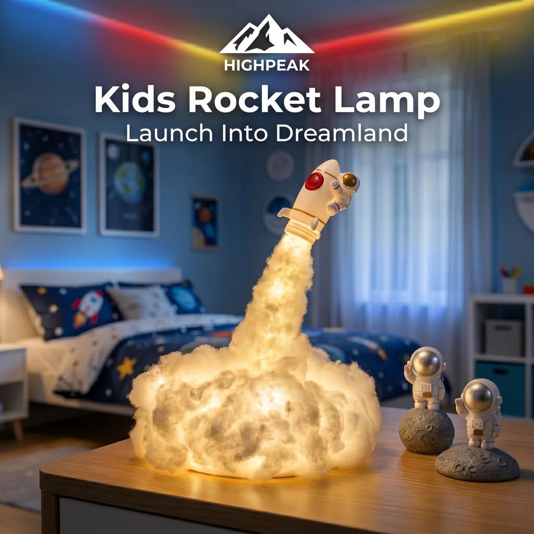 Kids Rocket Lamp