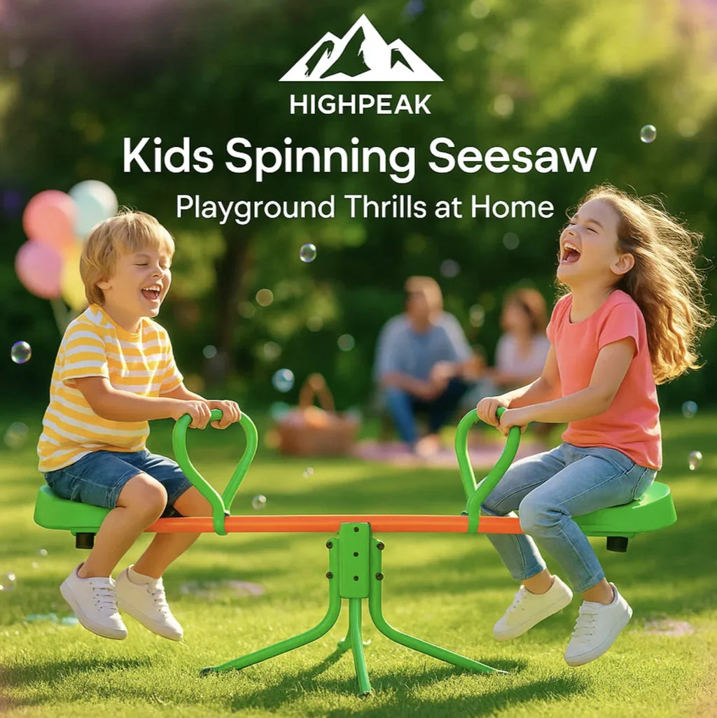 Kids Spinning Seesaw
