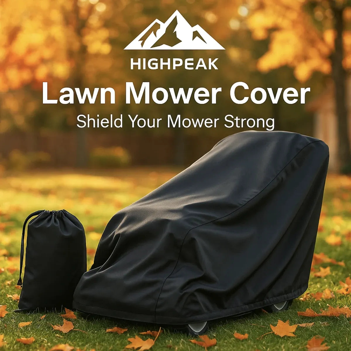 Mower Rake Cover Size HighPeak Lawn Mower Cover – 600D Heavy-Duty Waterproof Protection