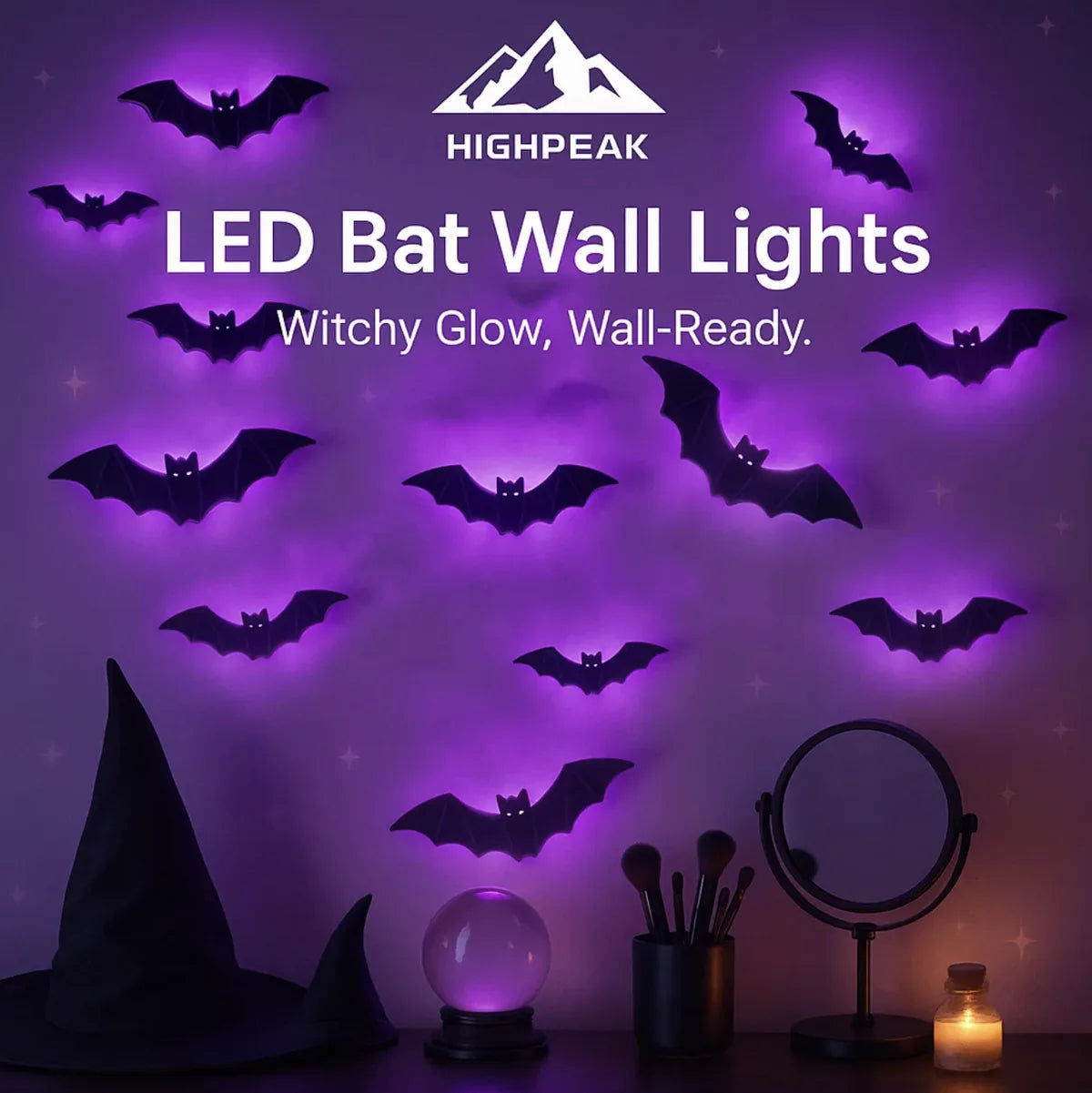 LED Bat Wall Lights