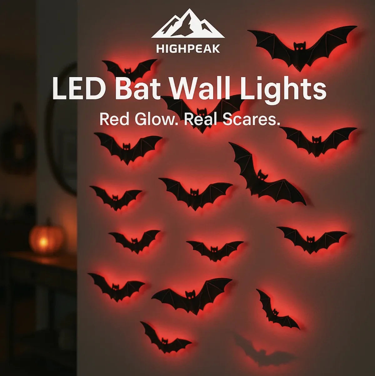 LED Bat Wall Lights