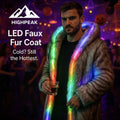 LED Faux Fur Coat