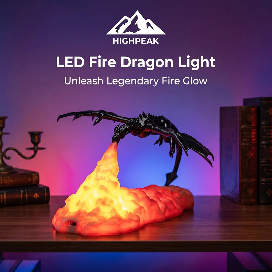 LED Fire Dragon Light
