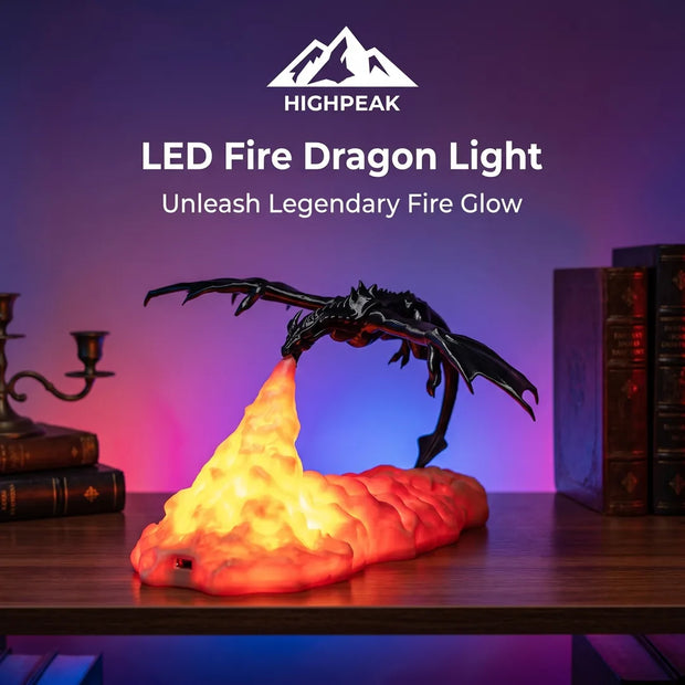 LED Fire Dragon Light