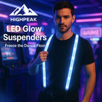 LED Glow Suspenders