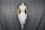 LED Light-Up Tutu Skirt displayed unlit on a full mannequin against a gray fabric backdrop.
