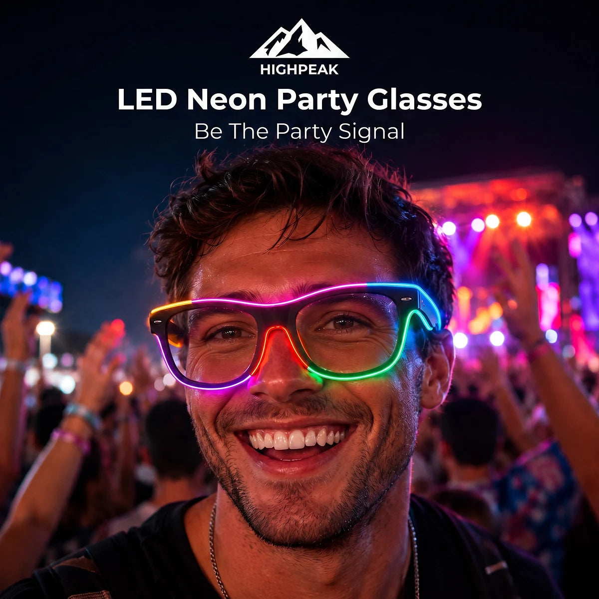LED Neon Party Glasses