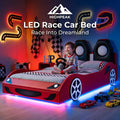 LED Race Car Bed