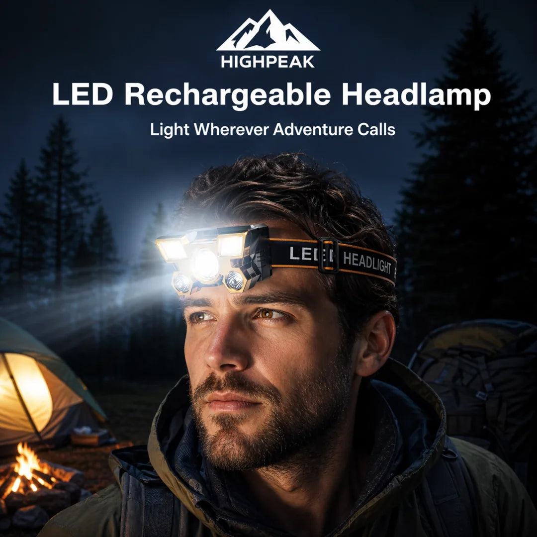 LED Rechargeable Headlamp