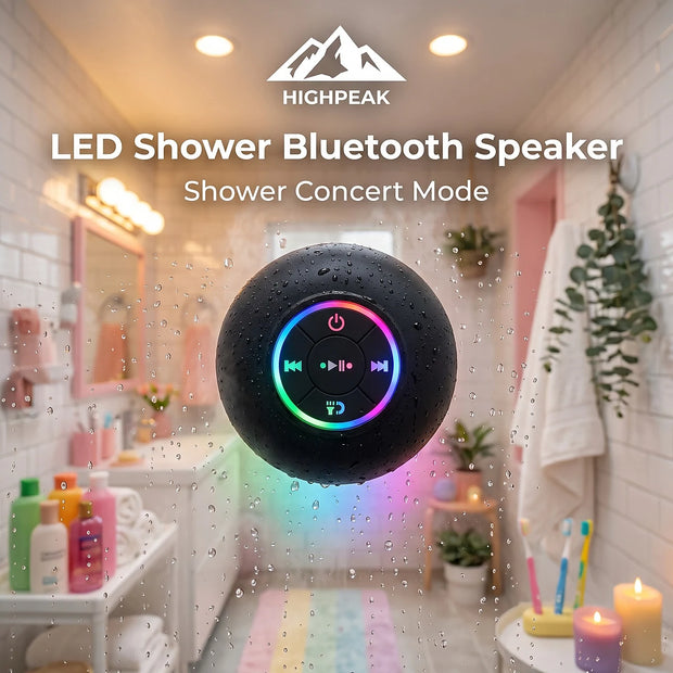 LED Shower Bluetooth Speaker