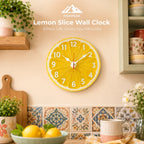 Lemon Slice Wall Clock
