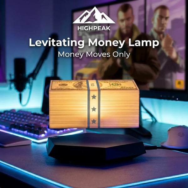 Levitating Money Lamp