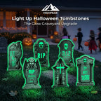 Light Up Halloween Tombstones (6-Pack)