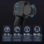 Men’s Body Grooming Kit – adjustable comb close-up showing the length-setting dial.