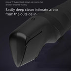 Men’s Body Grooming Kit – angled cutting head detail showing the slim blade arrangement.