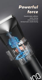 Men’s Groin Trimmer cutaway illustration showing the internal motor assembly beneath the ceramic blade