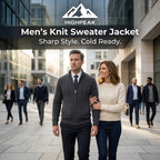 Men’s Knit Sweater Jacket