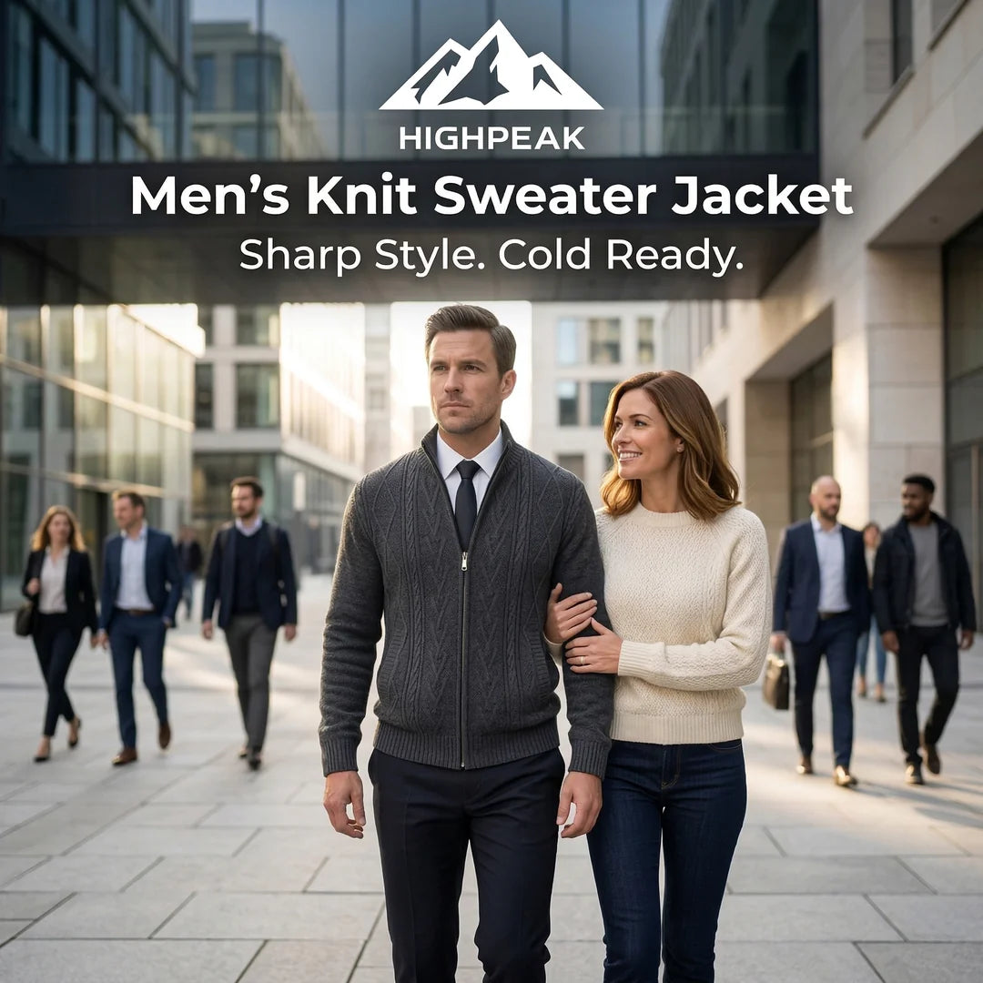 Men’s Knit Sweater Jacket