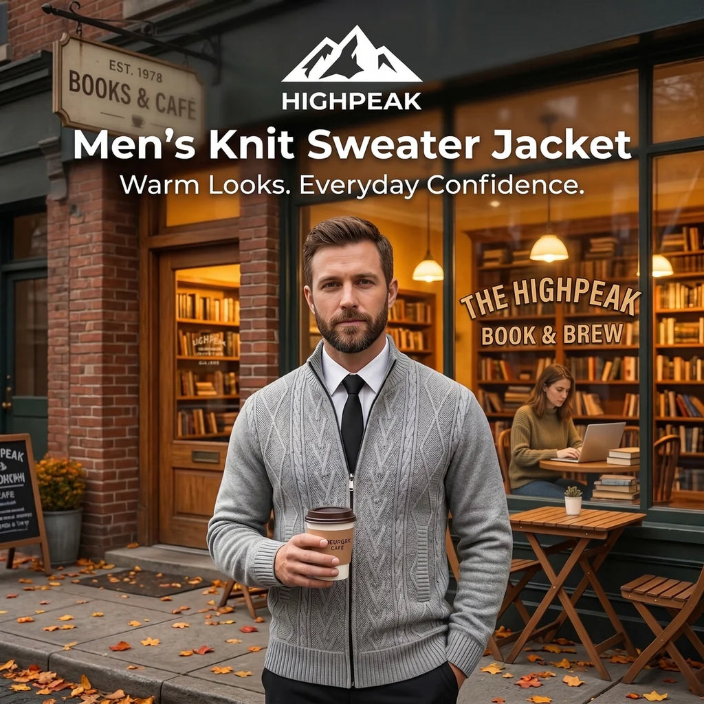 Men’s Knit Sweater Jacket