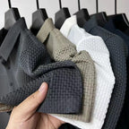 Men's Valor Textured Polo fabric and collar lineup in six colors