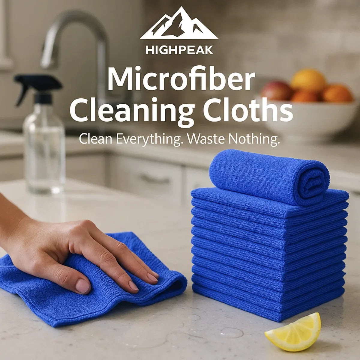 Microfiber Cleaning Cloths (100 Pack)